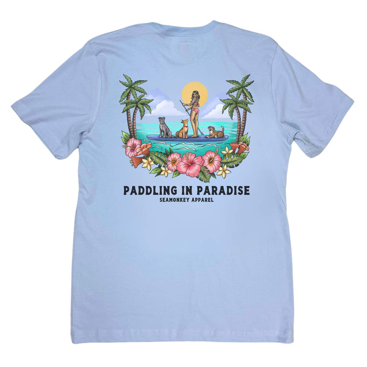 Paddling in Paradise Tee – SeaMonkey Apparel