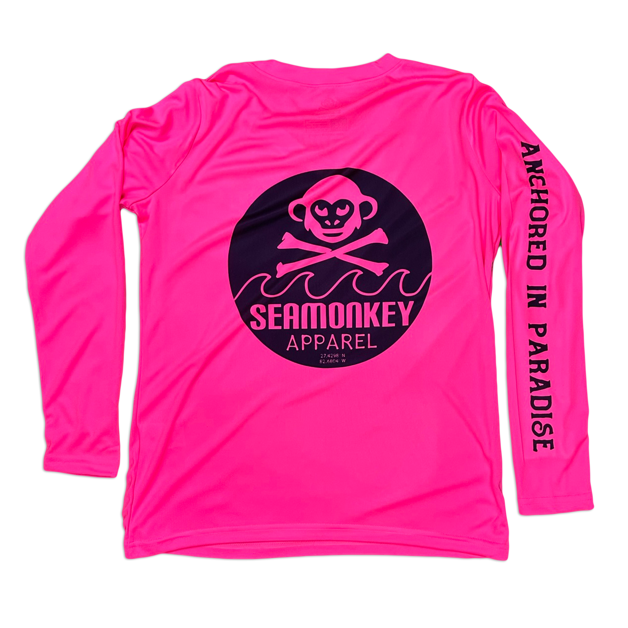 SeaMonkey Top Performance L/S Logo – Apparel Ladies Round