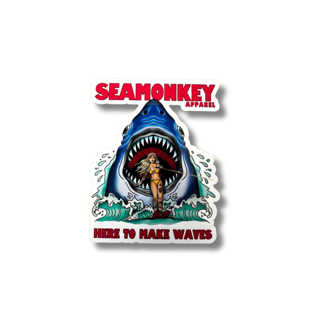 Make Waves Sticker – SeaMonkey Apparel